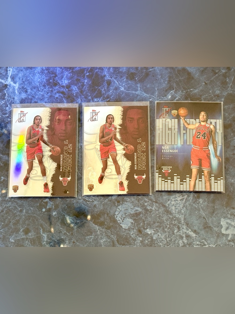 Noa Essengue Basketball Cards Topps Class Signature Rookie Cards Chicago Bulls